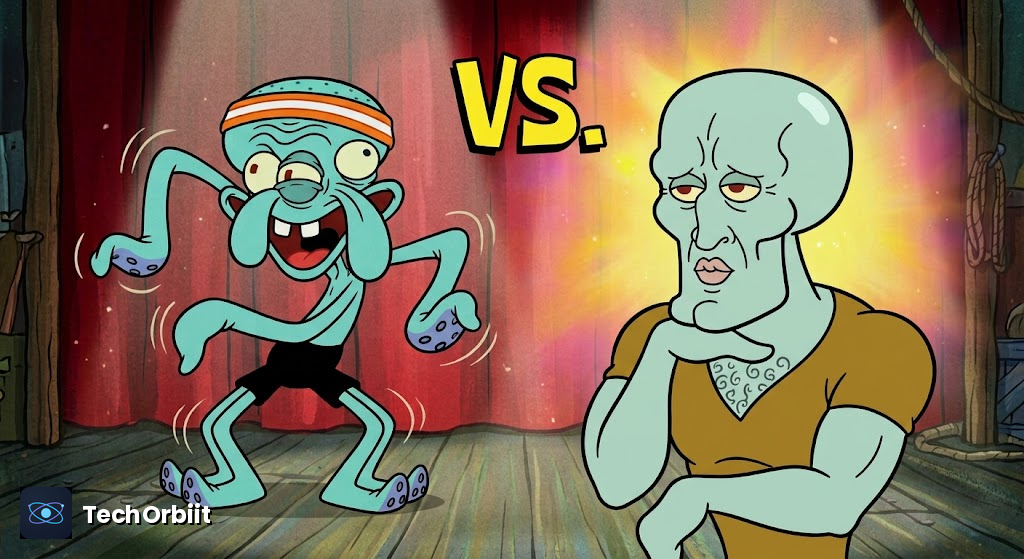 Inbredward vs. Handsome Squidward
