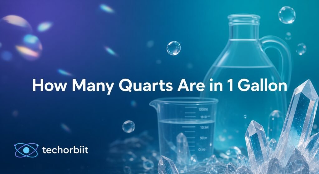 How Many Quarts Are in 1 Gallon
