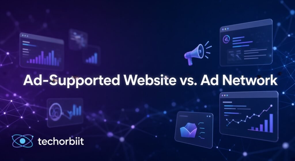 Ad-Supported Website vs. Ad Network